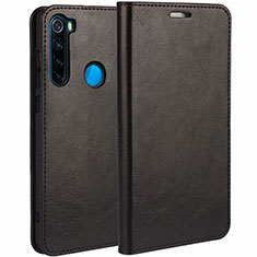 Funda de Cuero Cartera con Soporte Carcasa T05 para Xiaomi Redmi Note 8 Negro