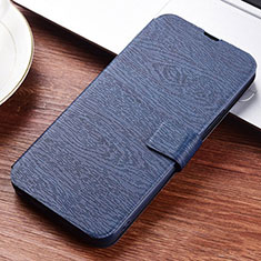 Funda de Cuero Cartera con Soporte Carcasa T06 para Huawei P30 Lite New Edition Azul