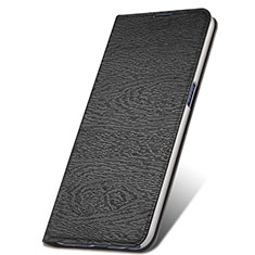 Funda de Cuero Cartera con Soporte Carcasa T06 para Oppo R17 Pro Negro