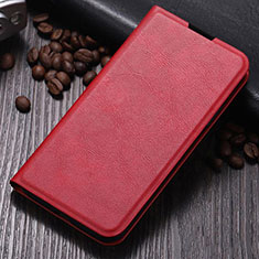 Funda de Cuero Cartera con Soporte Carcasa T06 para Samsung Galaxy Note 10 Plus Rojo