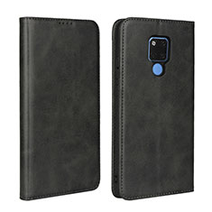 Funda de Cuero Cartera con Soporte Carcasa T07 para Huawei Mate 20 X 5G Negro