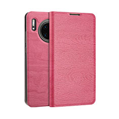 Funda de Cuero Cartera con Soporte Carcasa T07 para Huawei Mate 30 Pro 5G Rosa