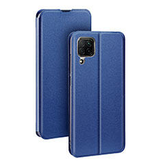 Funda de Cuero Cartera con Soporte Carcasa T07 para Huawei Nova 6 SE Azul