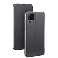 Funda de Cuero Cartera con Soporte Carcasa T07 para Huawei Nova 7i Negro