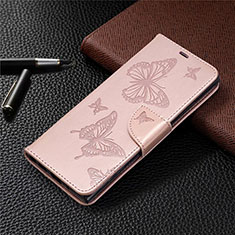 Funda de Cuero Cartera con Soporte Carcasa T07 para Samsung Galaxy Note 20 Ultra 5G Oro Rosa
