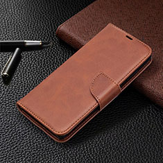 Funda de Cuero Cartera con Soporte Carcasa T08 para Samsung Galaxy Note 20 5G Marron