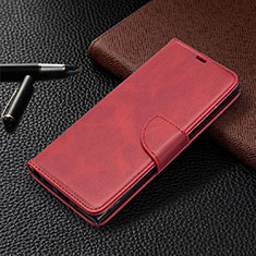 Funda de Cuero Cartera con Soporte Carcasa T08 para Samsung Galaxy Note 20 Ultra 5G Rojo