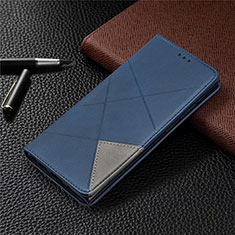 Funda de Cuero Cartera con Soporte Carcasa T09 para Samsung Galaxy Note 20 Ultra 5G Azul