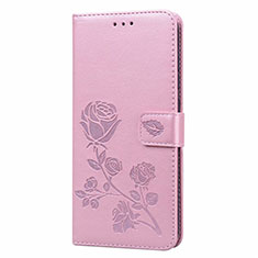 Funda de Cuero Cartera con Soporte Carcasa T09 para Xiaomi Redmi Note 9 Rosa