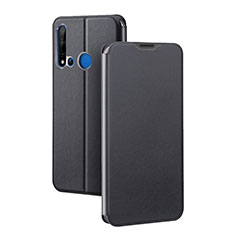 Funda de Cuero Cartera con Soporte Carcasa T10 para Huawei Nova 5i Negro