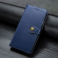 Funda de Cuero Cartera con Soporte Carcasa T10 para Oppo A91 Azul