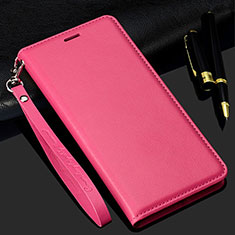 Funda de Cuero Cartera con Soporte Carcasa T11 para Samsung Galaxy Note 20 Ultra 5G Rosa Roja