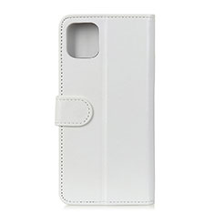 Funda de Cuero Cartera con Soporte Carcasa T11 para Xiaomi Mi 11 Lite 4G Blanco