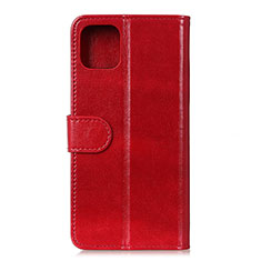 Funda de Cuero Cartera con Soporte Carcasa T11 para Xiaomi Mi 11 Lite 4G Rojo
