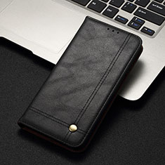 Funda de Cuero Cartera con Soporte Carcasa T11 para Xiaomi Mi Note 10 Negro