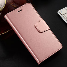 Funda de Cuero Cartera con Soporte Carcasa T12 para Huawei Honor 20 Lite Oro Rosa