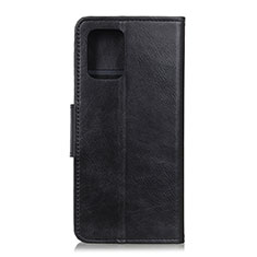 Funda de Cuero Cartera con Soporte Carcasa T12 para Huawei Honor View 30 5G Negro