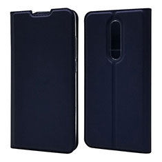 Funda de Cuero Cartera con Soporte Carcasa T12 para Xiaomi Redmi K20 Pro Azul