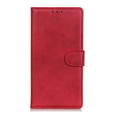 Funda de Cuero Cartera con Soporte Carcasa T14 para Huawei Nova Lite 3 Plus Rojo