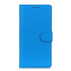 Funda de Cuero Cartera con Soporte Carcasa T16 para Samsung Galaxy Note 20 Ultra 5G Azul Cielo