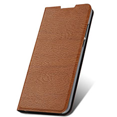 Funda de Cuero Cartera con Soporte Carcasa T17 para Xiaomi Redmi Note 8 Marron