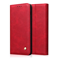 Funda de Cuero Cartera con Soporte Carcasa T19 para Apple iPhone 11 Pro Max Rojo