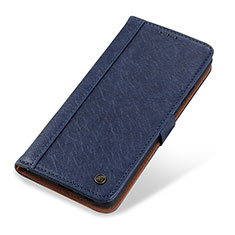 Funda de Cuero Cartera con Soporte Carcasa T19 para Apple iPhone 14 Plus Azul