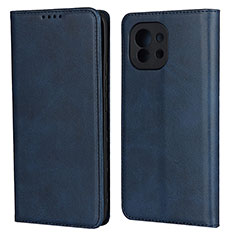 Funda de Cuero Cartera con Soporte Carcasa T20 para Xiaomi Mi 11 Lite 5G Azul