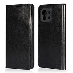 Funda de Cuero Cartera con Soporte Carcasa T21 para Xiaomi Mi 11 Lite 5G Negro