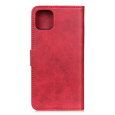 Funda de Cuero Cartera con Soporte Carcasa T27 para Xiaomi Mi 11 5G Rojo