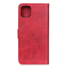Funda de Cuero Cartera con Soporte Carcasa T27 para Xiaomi Mi 11 Lite 4G Rojo
