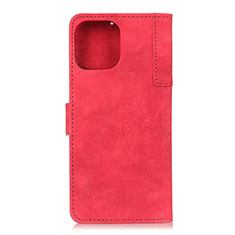 Funda de Cuero Cartera con Soporte Carcasa T29 para Xiaomi Mi 11 5G Rojo