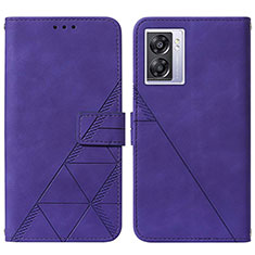 Funda de Cuero Cartera con Soporte Carcasa Y01B para OnePlus Nord N300 5G Morado