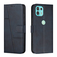 Funda de Cuero Cartera con Soporte Carcasa Y01X para Motorola Moto Edge 20 Lite 5G Azul