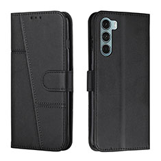 Funda de Cuero Cartera con Soporte Carcasa Y01X para Motorola Moto Edge S30 5G Negro