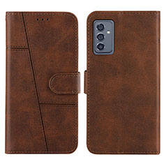 Funda de Cuero Cartera con Soporte Carcasa Y01X para Samsung Galaxy A25 5G Marron