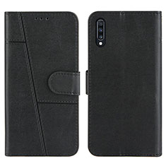 Funda de Cuero Cartera con Soporte Carcasa Y01X para Samsung Galaxy A70 Negro