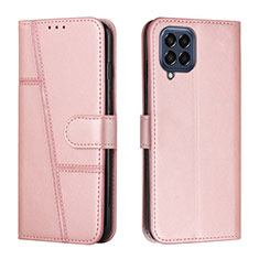 Funda de Cuero Cartera con Soporte Carcasa Y01X para Samsung Galaxy M33 5G Oro Rosa