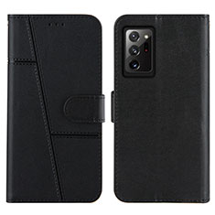 Funda de Cuero Cartera con Soporte Carcasa Y01X para Samsung Galaxy Note 20 Ultra 5G Negro