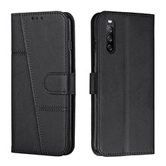 Funda de Cuero Cartera con Soporte Carcasa Y01X para Sony Xperia 10 IV Negro