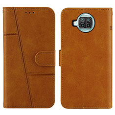 Funda de Cuero Cartera con Soporte Carcasa Y01X para Xiaomi Mi 10T Lite 5G Marron Claro