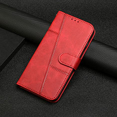 Funda de Cuero Cartera con Soporte Carcasa Y01X para Xiaomi Poco C55 Rojo