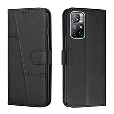 Funda de Cuero Cartera con Soporte Carcasa Y01X para Xiaomi Redmi Note 11 5G Negro