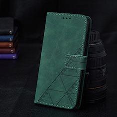 Funda de Cuero Cartera con Soporte Carcasa Y02B para Samsung Galaxy F22 4G Verde