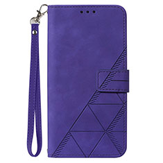 Funda de Cuero Cartera con Soporte Carcasa Y02B para Samsung Galaxy S20 Lite 5G Morado