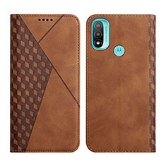 Funda de Cuero Cartera con Soporte Carcasa Y02X para Motorola Moto E20 Marron