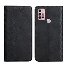 Funda de Cuero Cartera con Soporte Carcasa Y02X para Motorola Moto G30 Negro