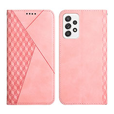 Funda de Cuero Cartera con Soporte Carcasa Y02X para Samsung Galaxy A73 5G Oro Rosa