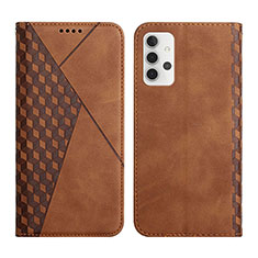 Funda de Cuero Cartera con Soporte Carcasa Y02X para Samsung Galaxy M32 5G Marron