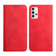Funda de Cuero Cartera con Soporte Carcasa Y02X para Samsung Galaxy M32 5G Rojo